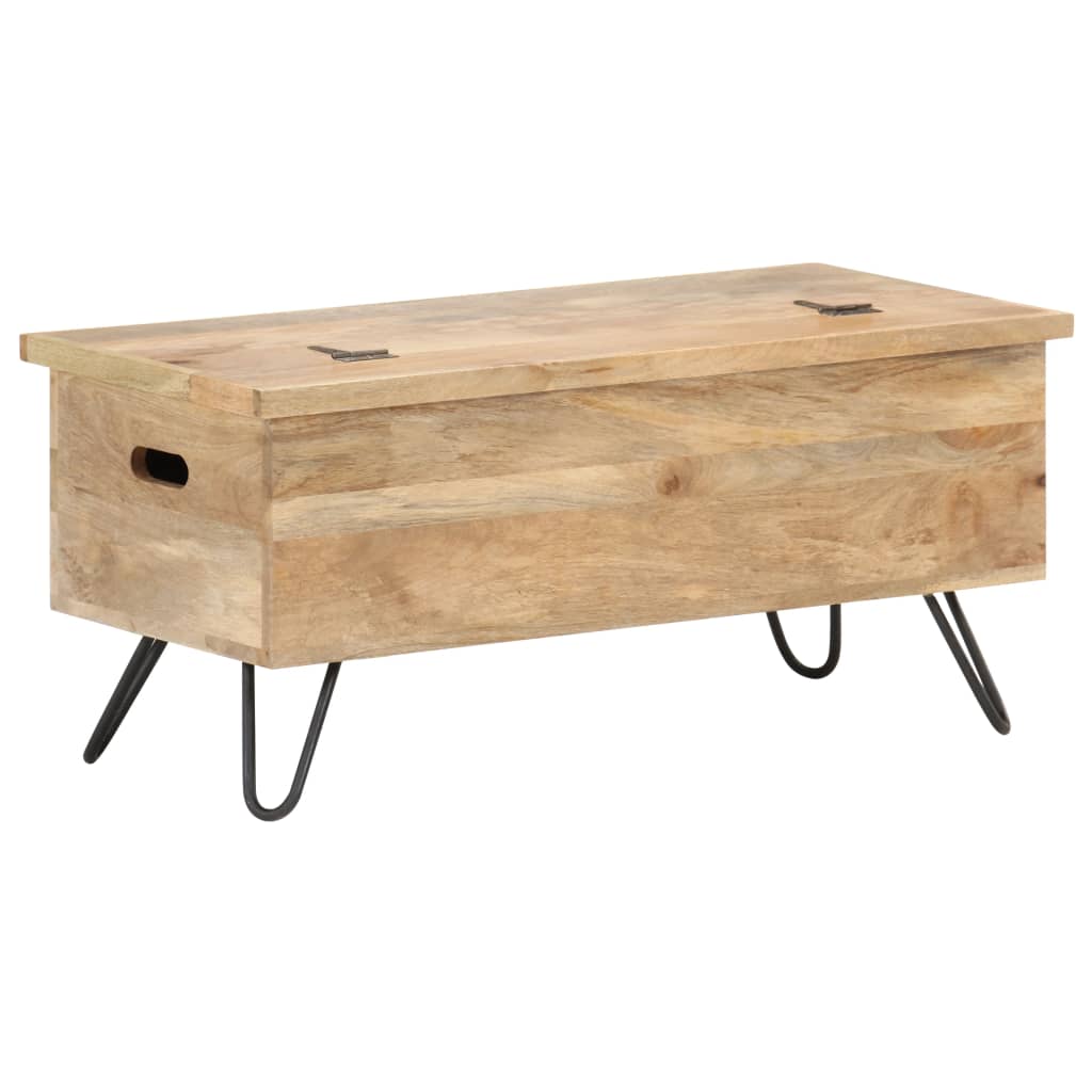 Chest 90x40x45 cm Solid Mango Wood- Storage Chests - HomeShopIreland - Home Shop Ireland - Storage Chests - Chest 90x40x45 cm Solid Mango Wood