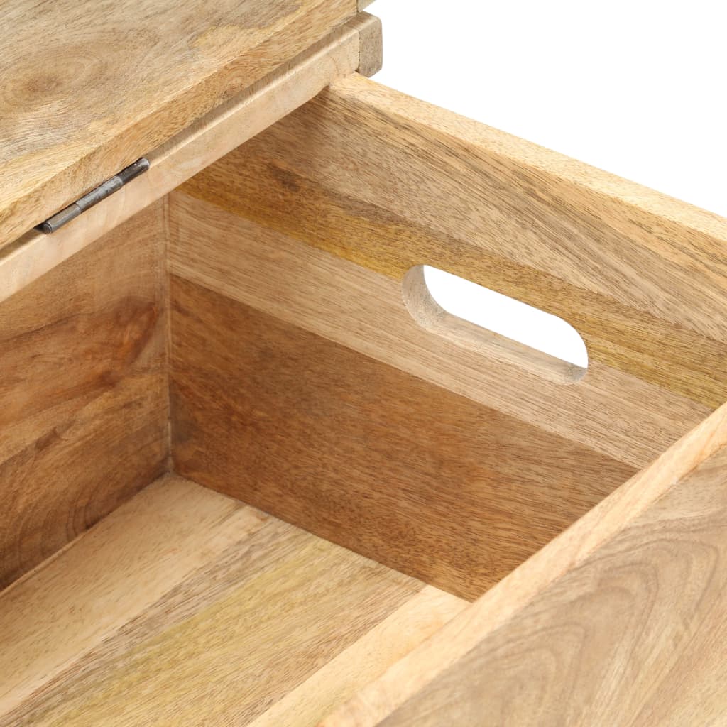 Chest 90x40x45 cm Solid Mango Wood- Storage Chests - HomeShopIreland - Home Shop Ireland - Storage Chests - Chest 90x40x45 cm Solid Mango Wood
