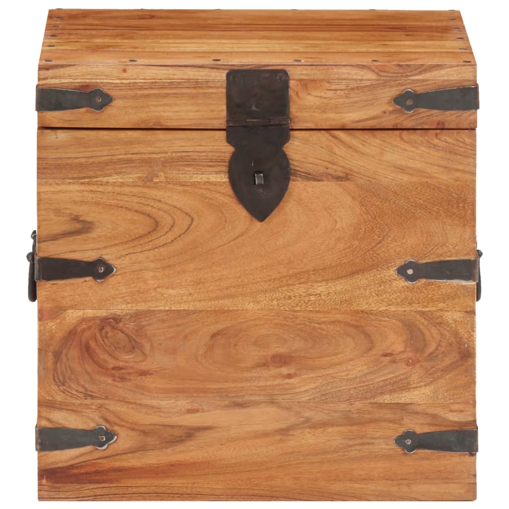 Chest 40x40x40 cm Solid Acacia Wood- Storage Chests - HomeShopIreland - Home Shop Ireland - Storage Chests - Chest 40x40x40 cm Solid Acacia Wood
