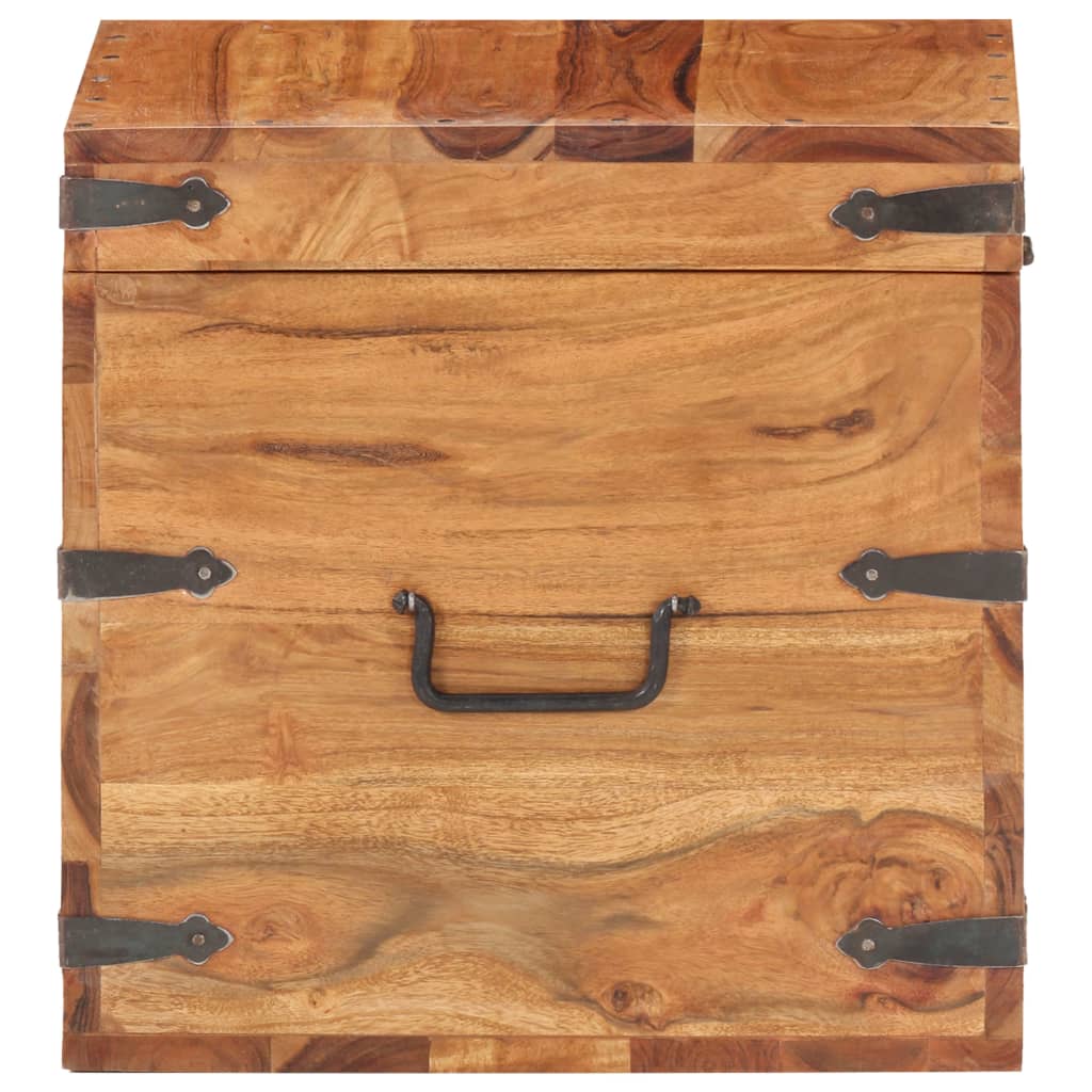 Chest 40x40x40 cm Solid Acacia Wood- Storage Chests - HomeShopIreland - Home Shop Ireland - Storage Chests - Chest 40x40x40 cm Solid Acacia Wood