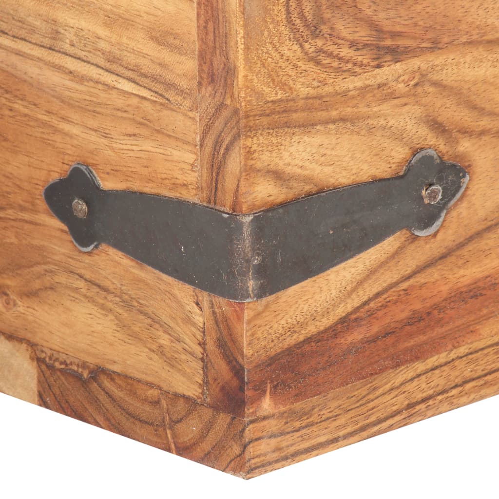 Chest 40x40x40 cm Solid Acacia Wood- Storage Chests - HomeShopIreland - Home Shop Ireland - Storage Chests - Chest 40x40x40 cm Solid Acacia Wood