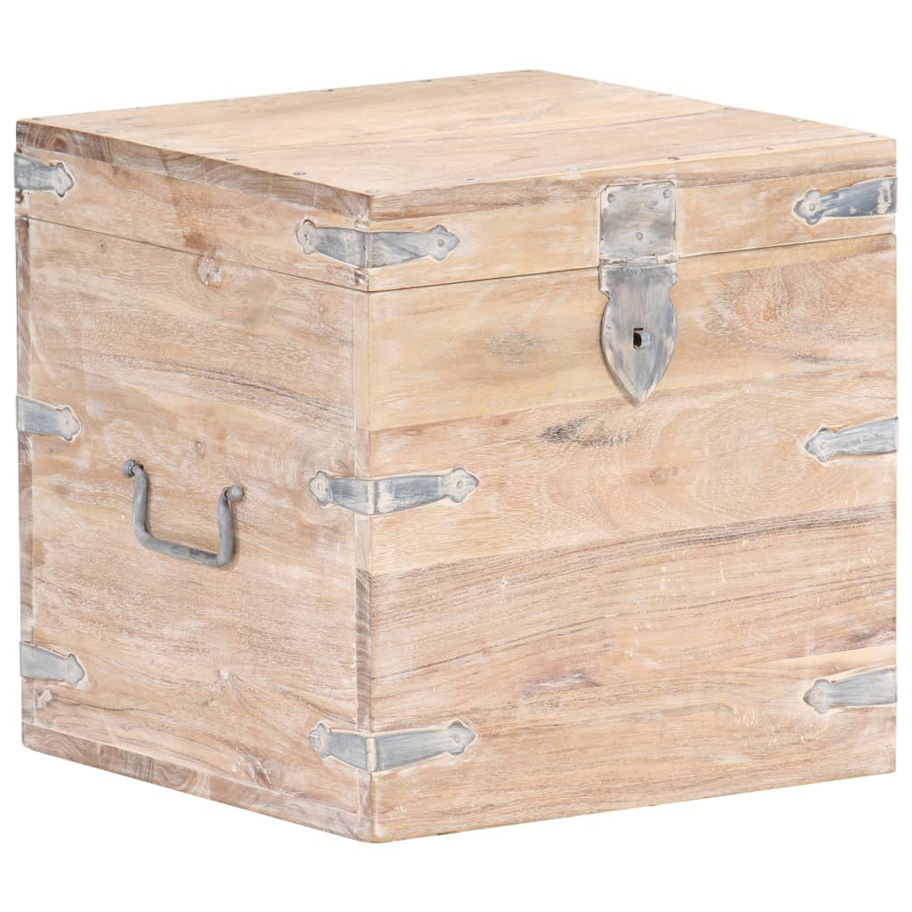 Chest 40x40x40 cm Solid Acacia Wood- Storage Chests - HomeShopIreland - Home Shop Ireland - Storage Chests - Chest 40x40x40 cm Solid Acacia Wood