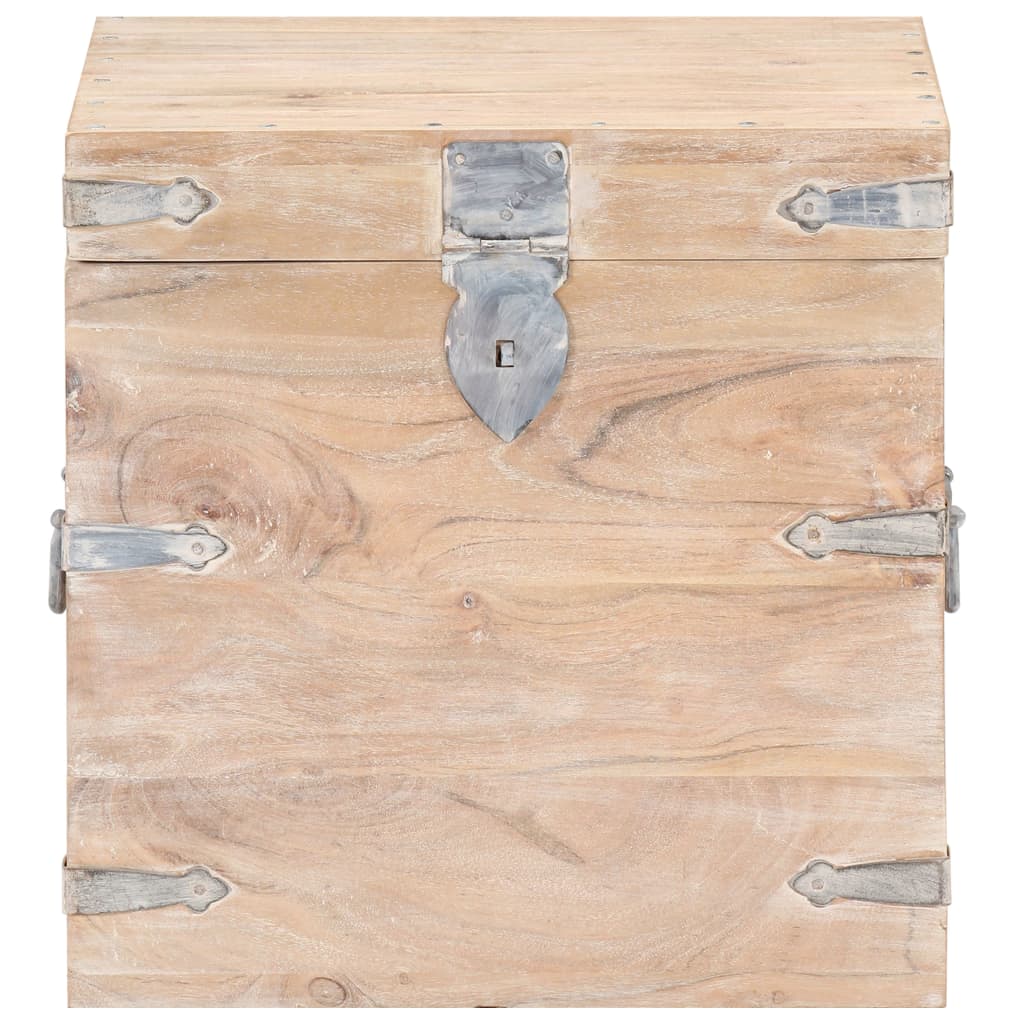 Chest 40x40x40 cm Solid Acacia Wood- Storage Chests - HomeShopIreland - Home Shop Ireland - Storage Chests - Chest 40x40x40 cm Solid Acacia Wood