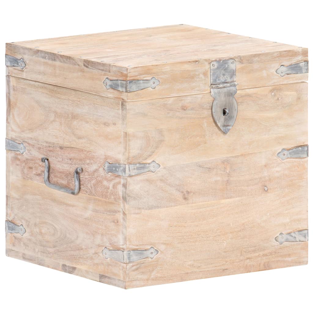 Chest 40x40x40 cm Solid Acacia Wood- Storage Chests - HomeShopIreland - Home Shop Ireland - Storage Chests - Chest 40x40x40 cm Solid Acacia Wood