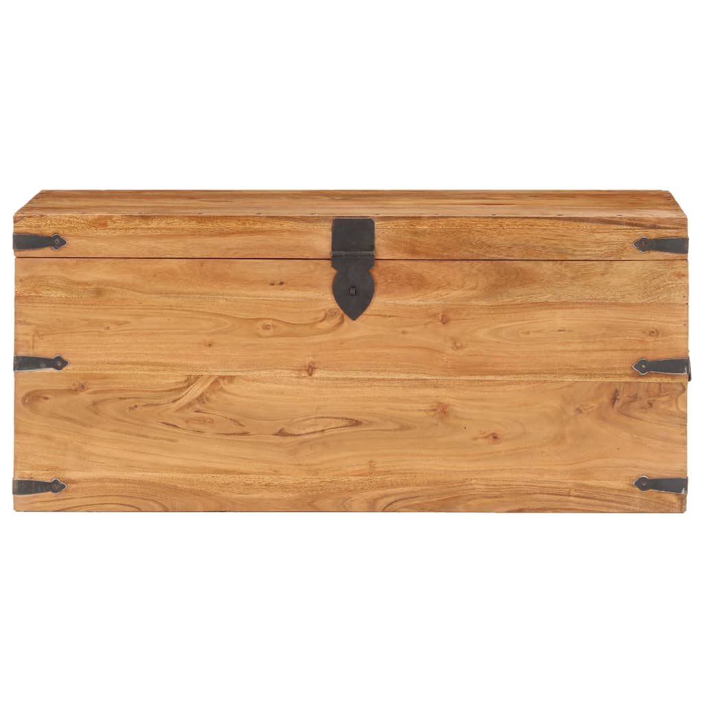 Chest 90x40x40 cm Solid Acacia Wood- Storage Chests - HomeShopIreland - Home Shop Ireland - Storage Chests - Chest 90x40x40 cm Solid Acacia Wood