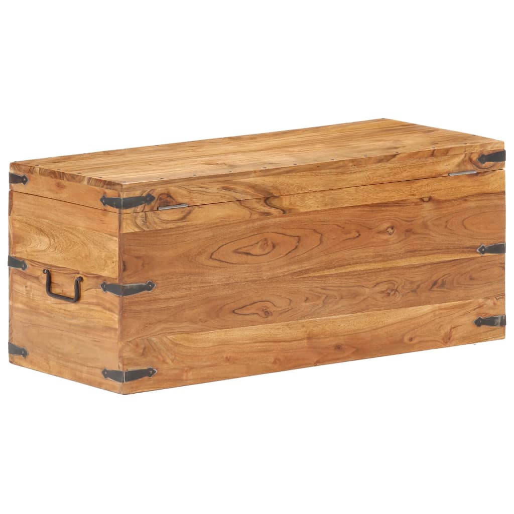 Chest 90x40x40 cm Solid Acacia Wood- Storage Chests - HomeShopIreland - Home Shop Ireland - Storage Chests - Chest 90x40x40 cm Solid Acacia Wood