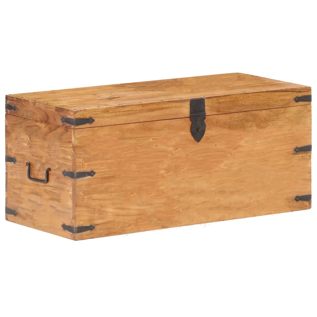 Chest 90x40x40 cm Solid Acacia Wood- Storage Chests - HomeShopIreland - Home Shop Ireland - Storage Chests - Chest 90x40x40 cm Solid Acacia Wood