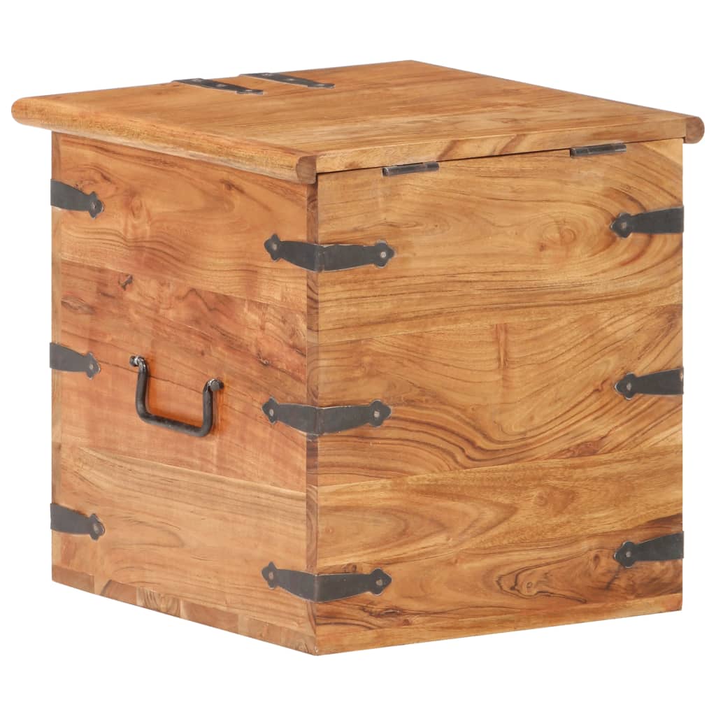 Chest 40x40x40 cm Solid Acacia Wood- Storage Chests - HomeShopIreland - Home Shop Ireland - Storage Chests - Chest 40x40x40 cm Solid Acacia Wood