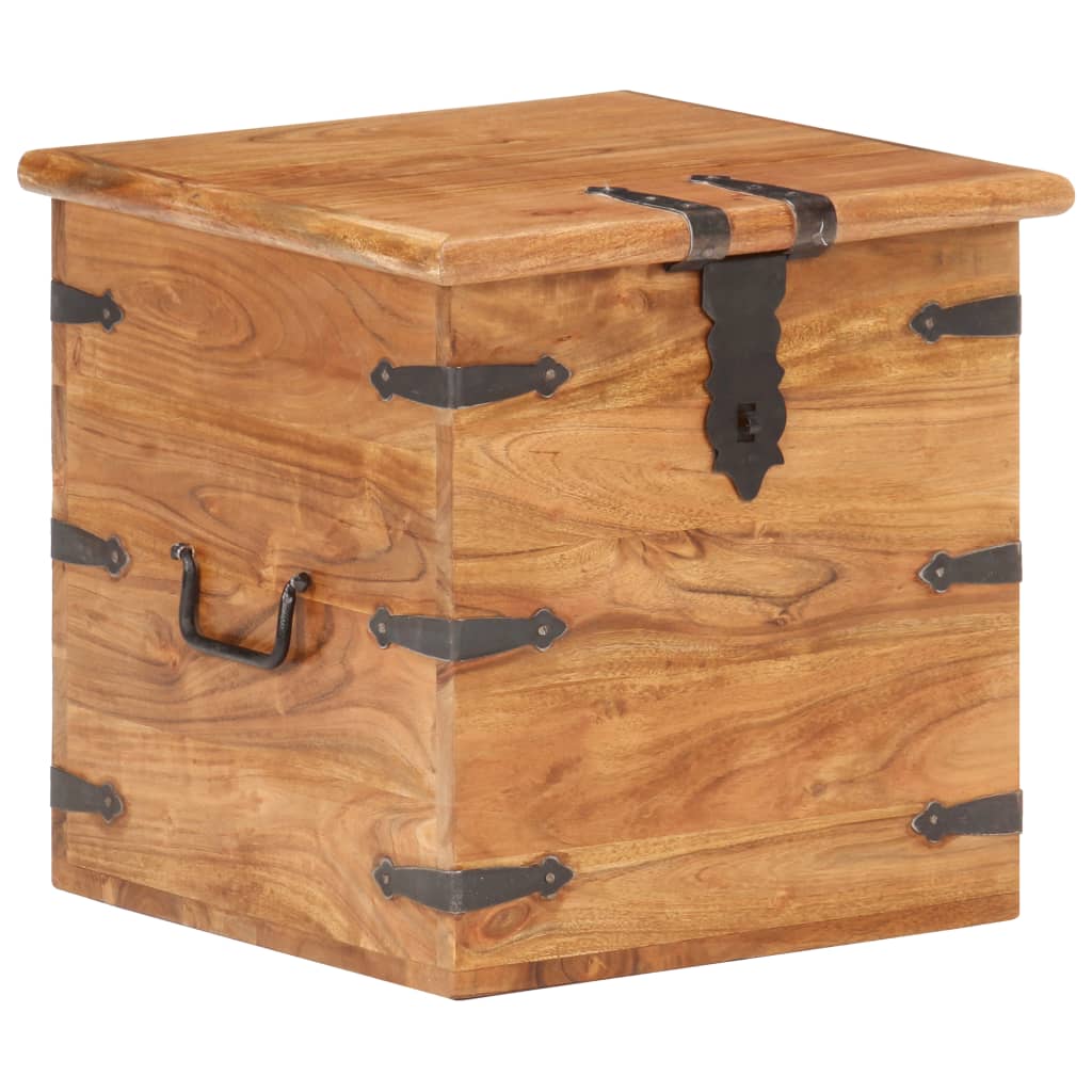 Chest 40x40x40 cm Solid Acacia Wood- Storage Chests - HomeShopIreland - Home Shop Ireland - Storage Chests - Chest 40x40x40 cm Solid Acacia Wood