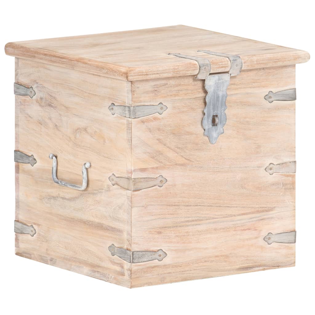 Chest 40x40x40 cm Solid Acacia Wood- Storage Chests - HomeShopIreland - Home Shop Ireland - Storage Chests - Chest 40x40x40 cm Solid Acacia Wood