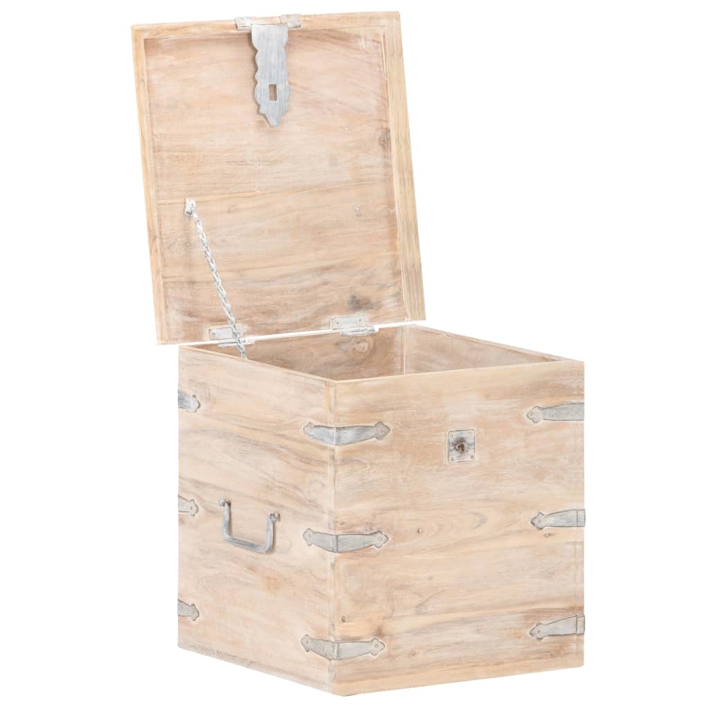 Chest 40x40x40 cm Solid Acacia Wood- Storage Chests - HomeShopIreland - Home Shop Ireland - Storage Chests - Chest 40x40x40 cm Solid Acacia Wood