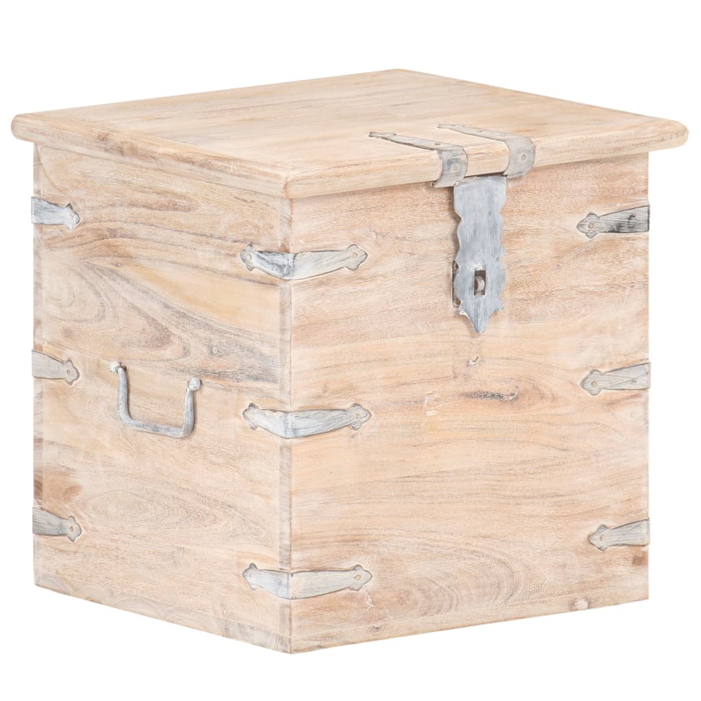 Chest 40x40x40 cm Solid Acacia Wood- Storage Chests - HomeShopIreland - Home Shop Ireland - Storage Chests - Chest 40x40x40 cm Solid Acacia Wood