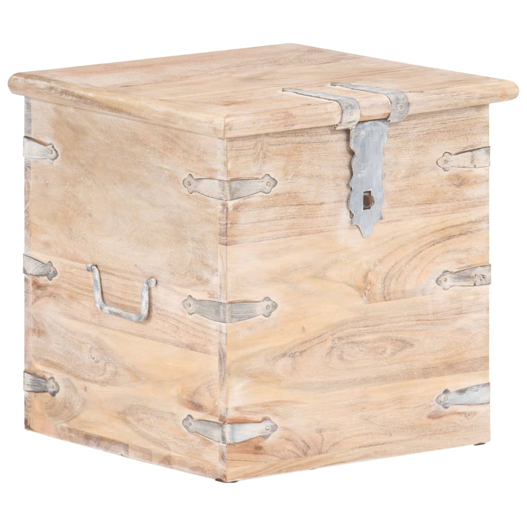 Chest 40x40x40 cm Solid Acacia Wood- Storage Chests - HomeShopIreland - Home Shop Ireland - Storage Chests - Chest 40x40x40 cm Solid Acacia Wood