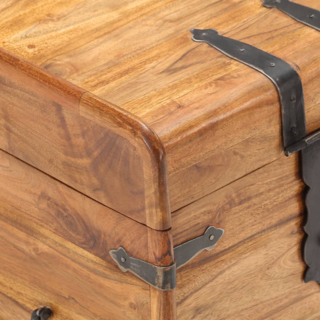 Chest 40x40x40 cm Solid Acacia Wood- Storage Chests - HomeShopIreland - Home Shop Ireland - Storage Chests - Chest 40x40x40 cm Solid Acacia Wood