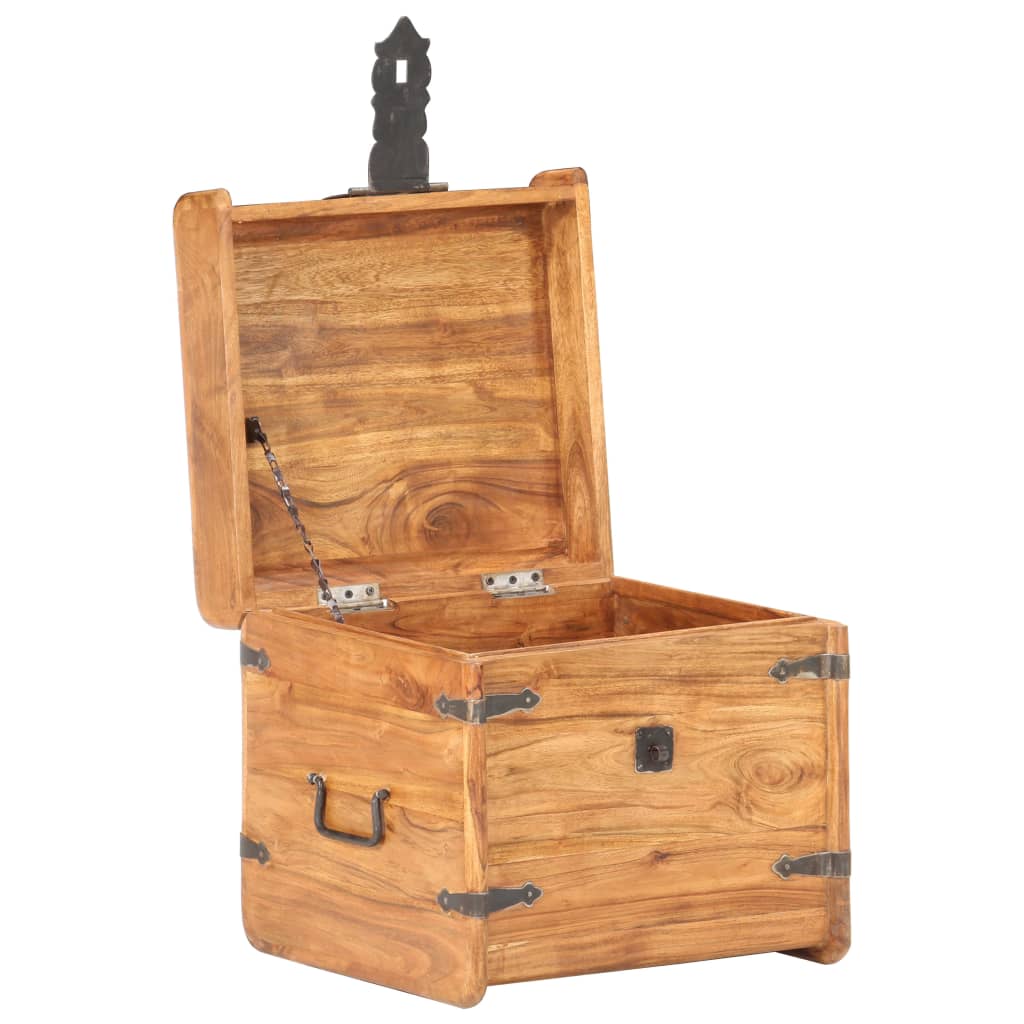 Chest 40x40x40 cm Solid Acacia Wood- Storage Chests - HomeShopIreland - Home Shop Ireland - Storage Chests - Chest 40x40x40 cm Solid Acacia Wood