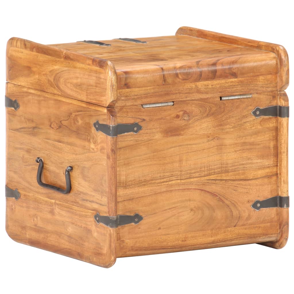 Chest 40x40x40 cm Solid Acacia Wood- Storage Chests - HomeShopIreland - Home Shop Ireland - Storage Chests - Chest 40x40x40 cm Solid Acacia Wood