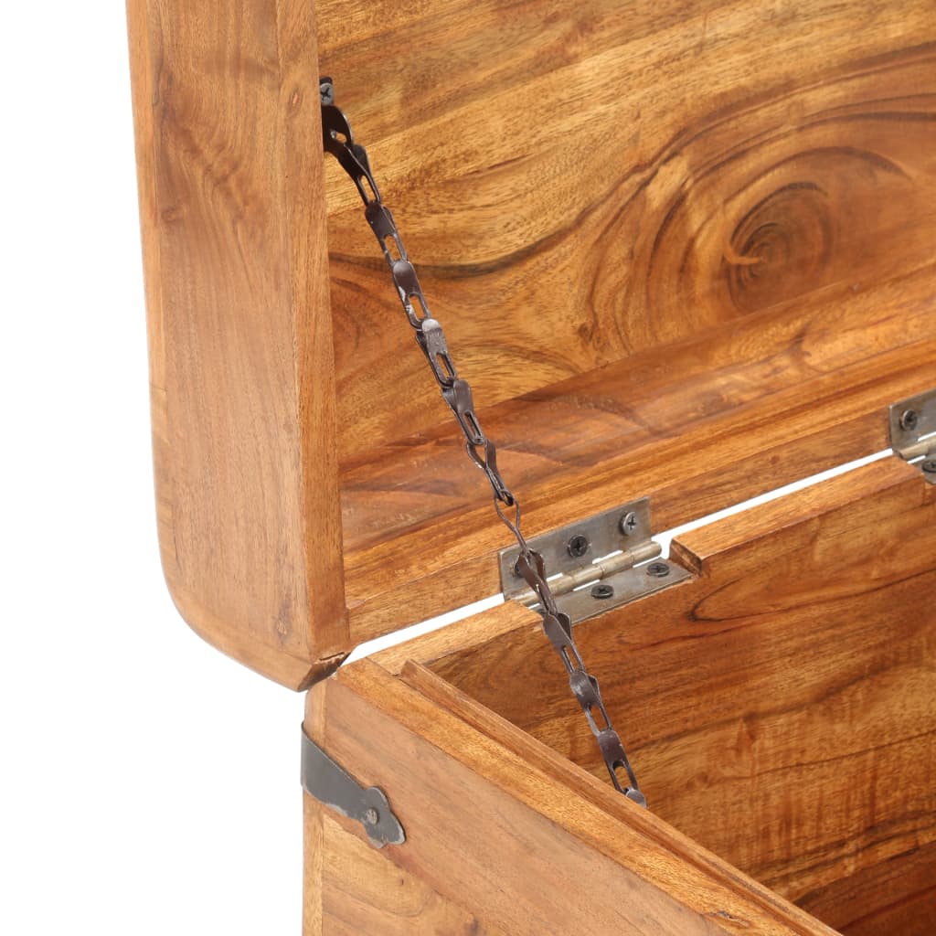 Chest 40x40x40 cm Solid Acacia Wood- Storage Chests - HomeShopIreland - Home Shop Ireland - Storage Chests - Chest 40x40x40 cm Solid Acacia Wood