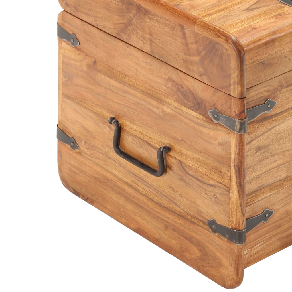 Chest 40x40x40 cm Solid Acacia Wood- Storage Chests - HomeShopIreland - Home Shop Ireland - Storage Chests - Chest 40x40x40 cm Solid Acacia Wood