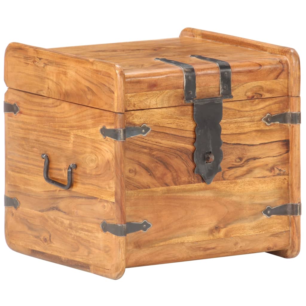 Chest 40x40x40 cm Solid Acacia Wood- Storage Chests - HomeShopIreland - Home Shop Ireland - Storage Chests - Chest 40x40x40 cm Solid Acacia Wood