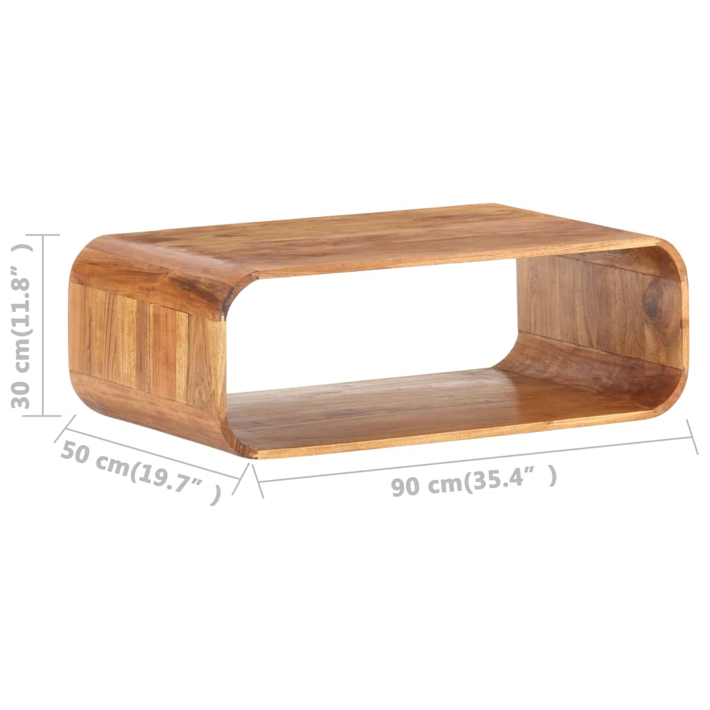 Coffee Table 90x50x30 cm Solid Acacia Wood- Coffee Tables - HomeShopIreland - Home Shop Ireland - Coffee Tables - Coffee Table 90x50x30 cm Solid Acacia Wood
