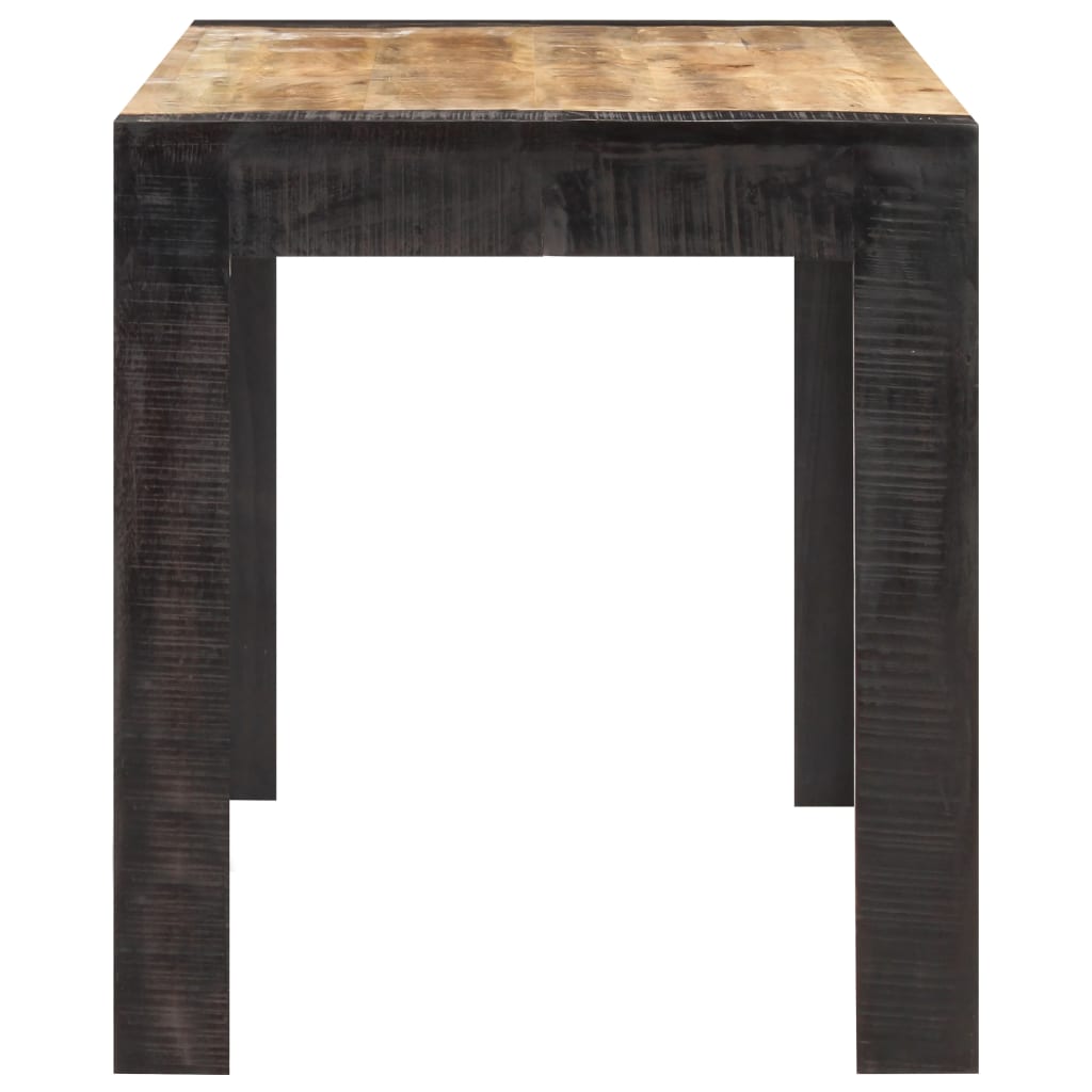 Dining Table 140x70x76 cm Solid Rough Mango Wood- Kitchen & Dining Room Tables - HomeShopIreland - Home Shop Ireland - Kitchen & Dining Room Tables - Dining Table 140x70x76 cm Solid Rough Mango Wood