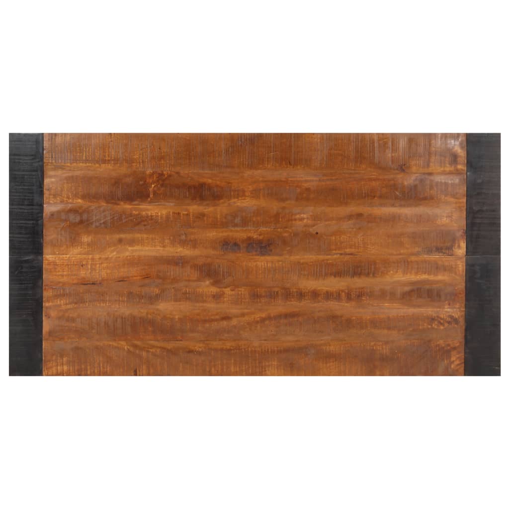Dining Table 140x70x76 cm Solid Rough Mango Wood- Kitchen & Dining Room Tables - HomeShopIreland - Home Shop Ireland - Kitchen & Dining Room Tables - Dining Table 140x70x76 cm Solid Rough Mango Wood