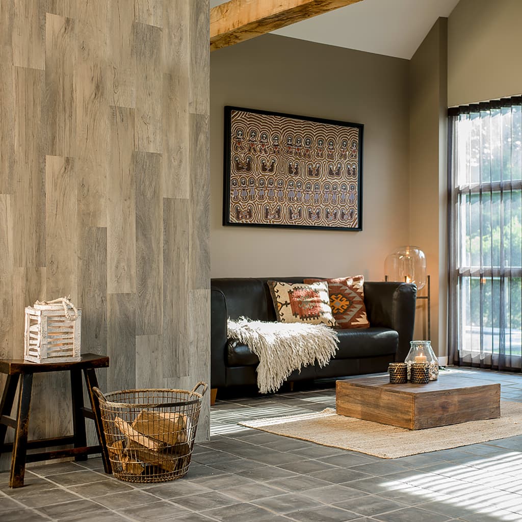 WallArt Wood Look Planks Barnwood Oak White Wash- Wall Panelling - HomeShopIreland - WallArt - Wall Panelling - WallArt Wood Look Planks Barnwood Oak White Wash