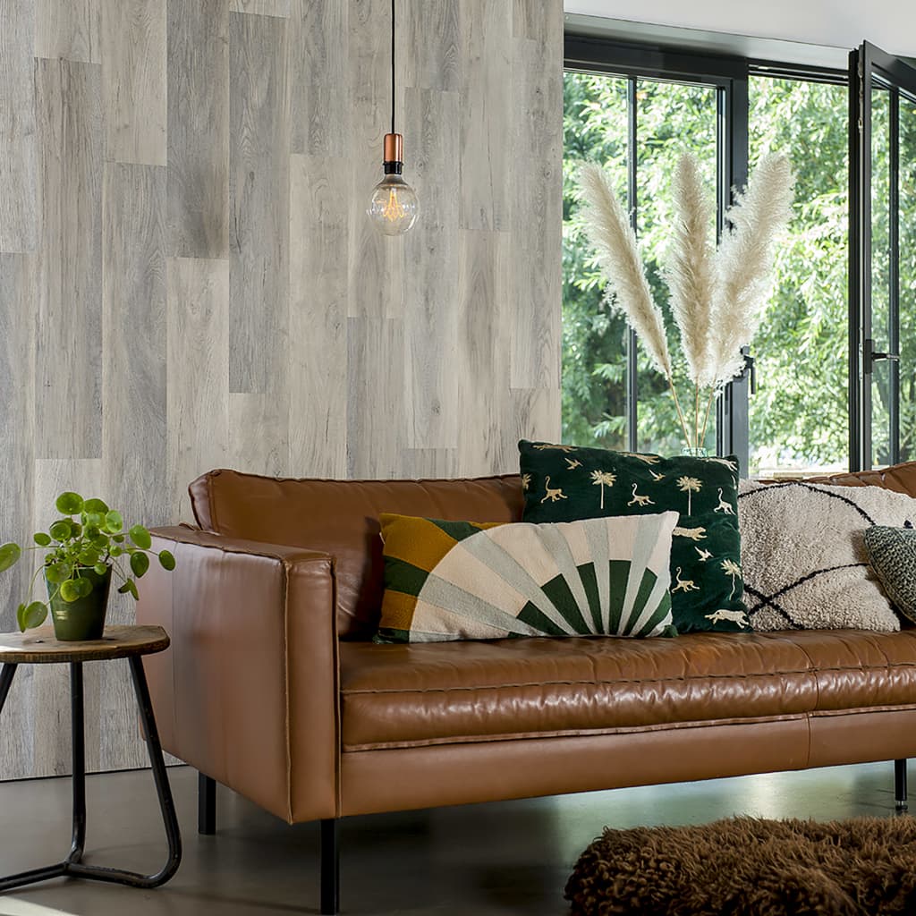 WallArt Wood Look Planks Barnwood Oak White Wash- Wall Panelling - HomeShopIreland - WallArt - Wall Panelling - WallArt Wood Look Planks Barnwood Oak White Wash