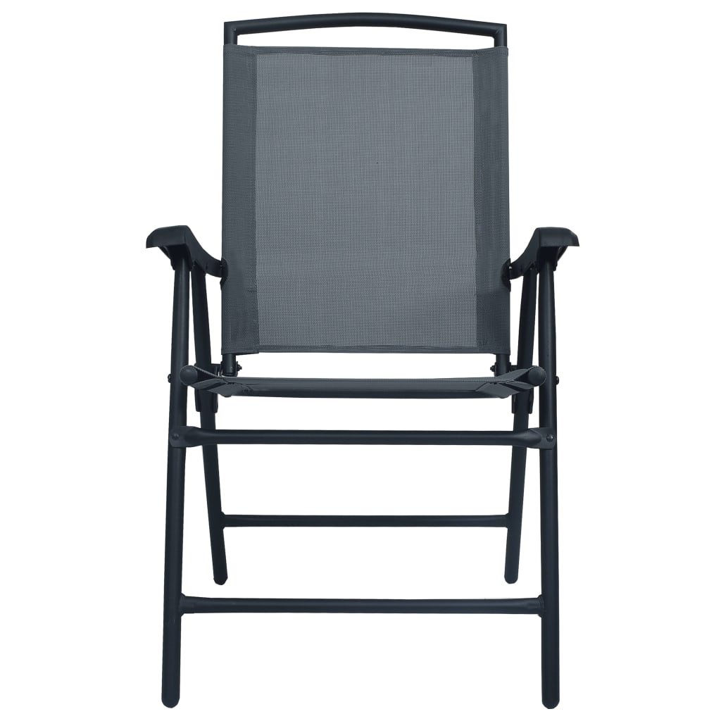 3 Piece Bistro Set Grey Steel- Outdoor Furniture Sets - HomeShopIreland - Home Shop Ireland - Outdoor Furniture Sets - 3 Piece Bistro Set Grey Steel