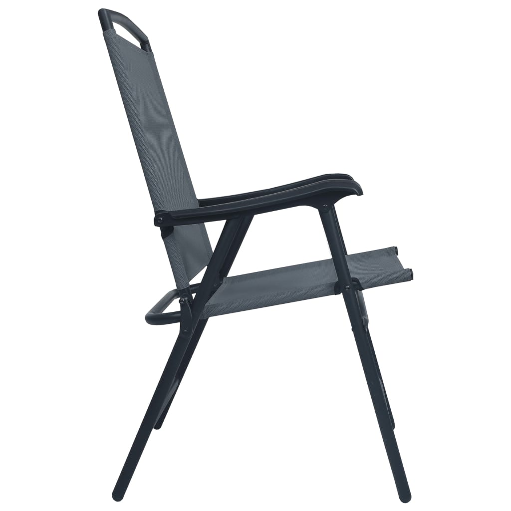 3 Piece Bistro Set Grey Steel- Outdoor Furniture Sets - HomeShopIreland - Home Shop Ireland - Outdoor Furniture Sets - 3 Piece Bistro Set Grey Steel