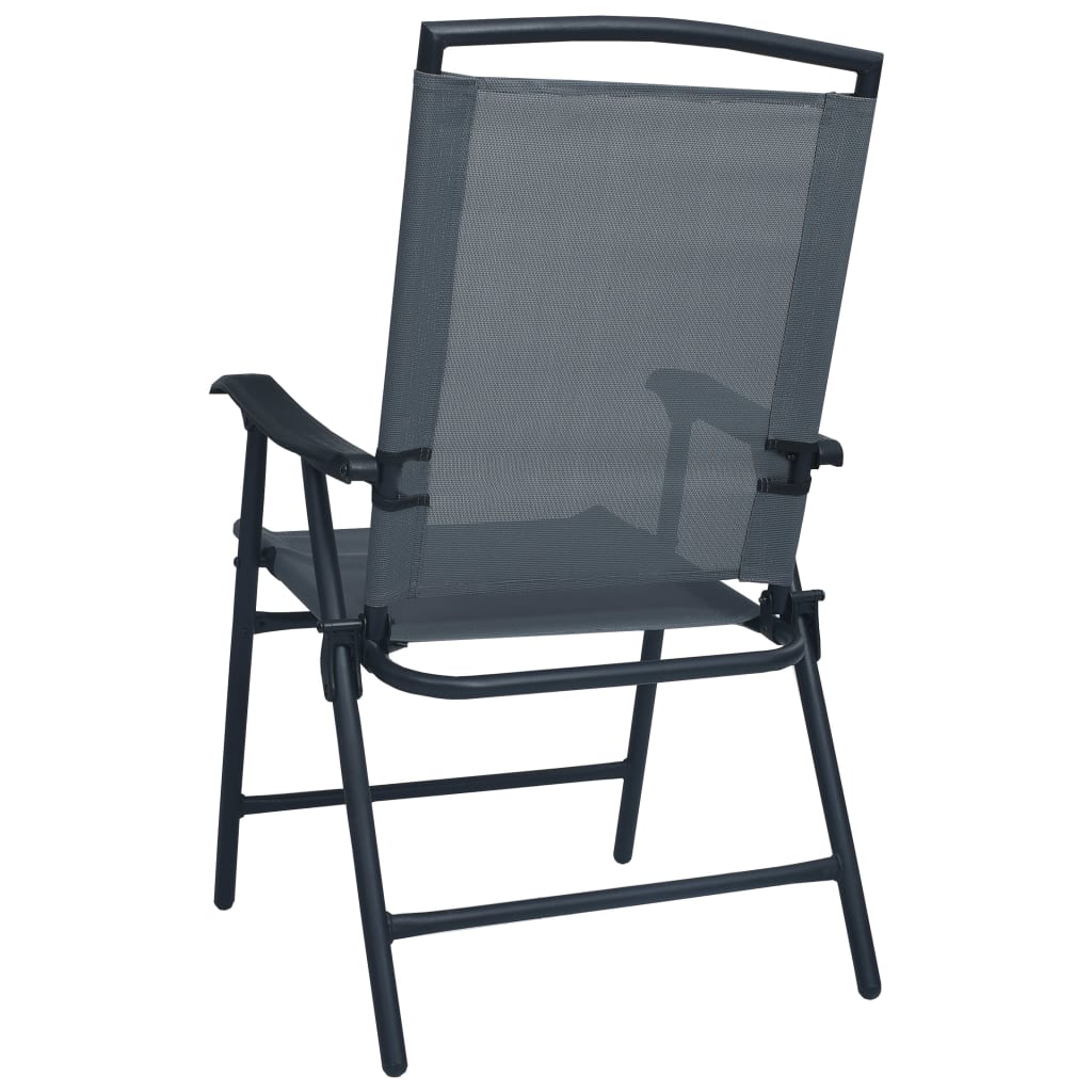 3 Piece Bistro Set Grey Steel- Outdoor Furniture Sets - HomeShopIreland - Home Shop Ireland - Outdoor Furniture Sets - 3 Piece Bistro Set Grey Steel