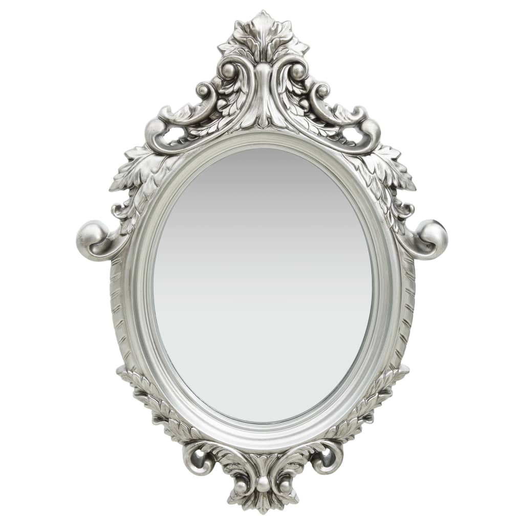 Wall Mirror Castle Style 56x76 cm Silver- Mirrors - HomeShopIreland - Home Shop Ireland - Mirrors - Wall Mirror Castle Style 56x76 cm Silver