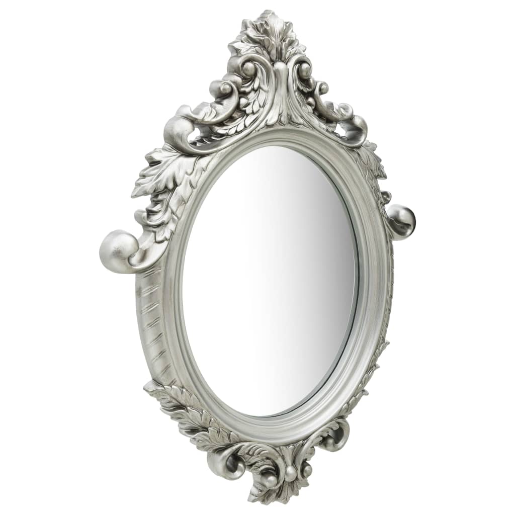 Wall Mirror Castle Style 56x76 cm Silver- Mirrors - HomeShopIreland - Home Shop Ireland - Mirrors - Wall Mirror Castle Style 56x76 cm Silver