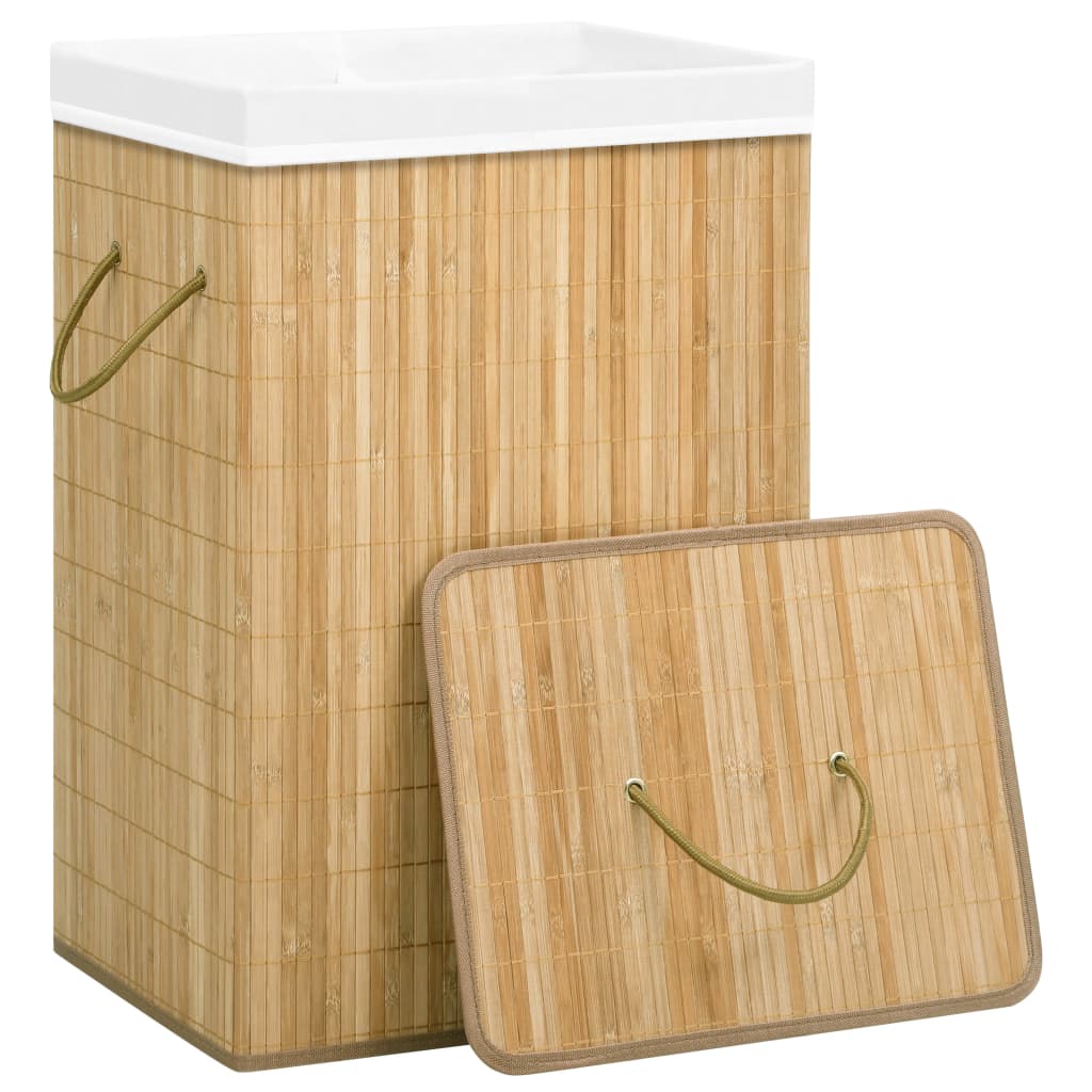 Bamboo Laundry Basket 72 L- Laundry Baskets - HomeShopIreland - Home Shop Ireland - Laundry Baskets - Bamboo Laundry Basket 72 L