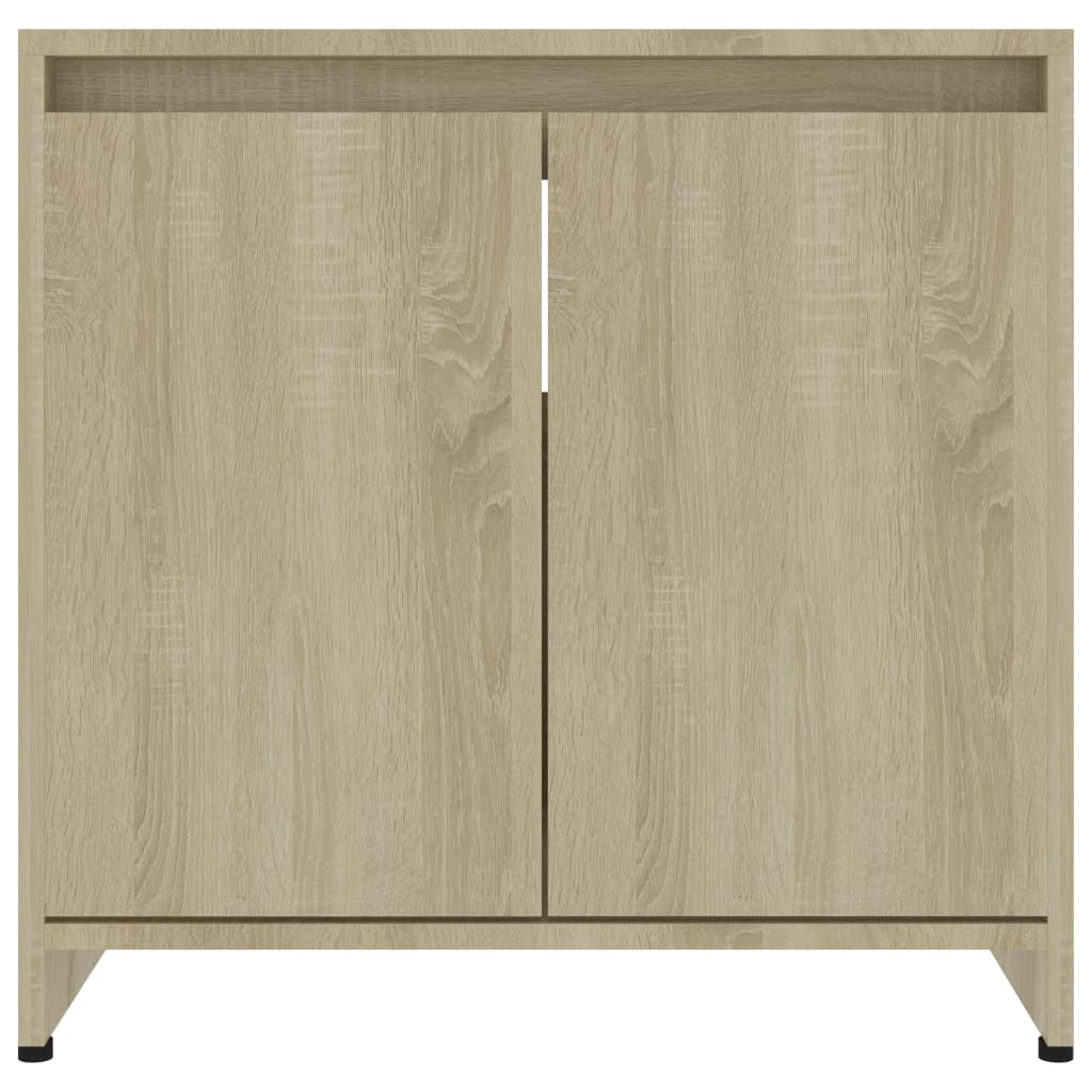 Bathroom Cabinet Sonoma Oak 60x33x58 cm Chipboard- Bathroom Furniture Sets - HomeShopIreland - Home Shop Ireland - Bathroom Furniture Sets - Bathroom Cabinet Sonoma Oak 60x33x58 cm Chipboard