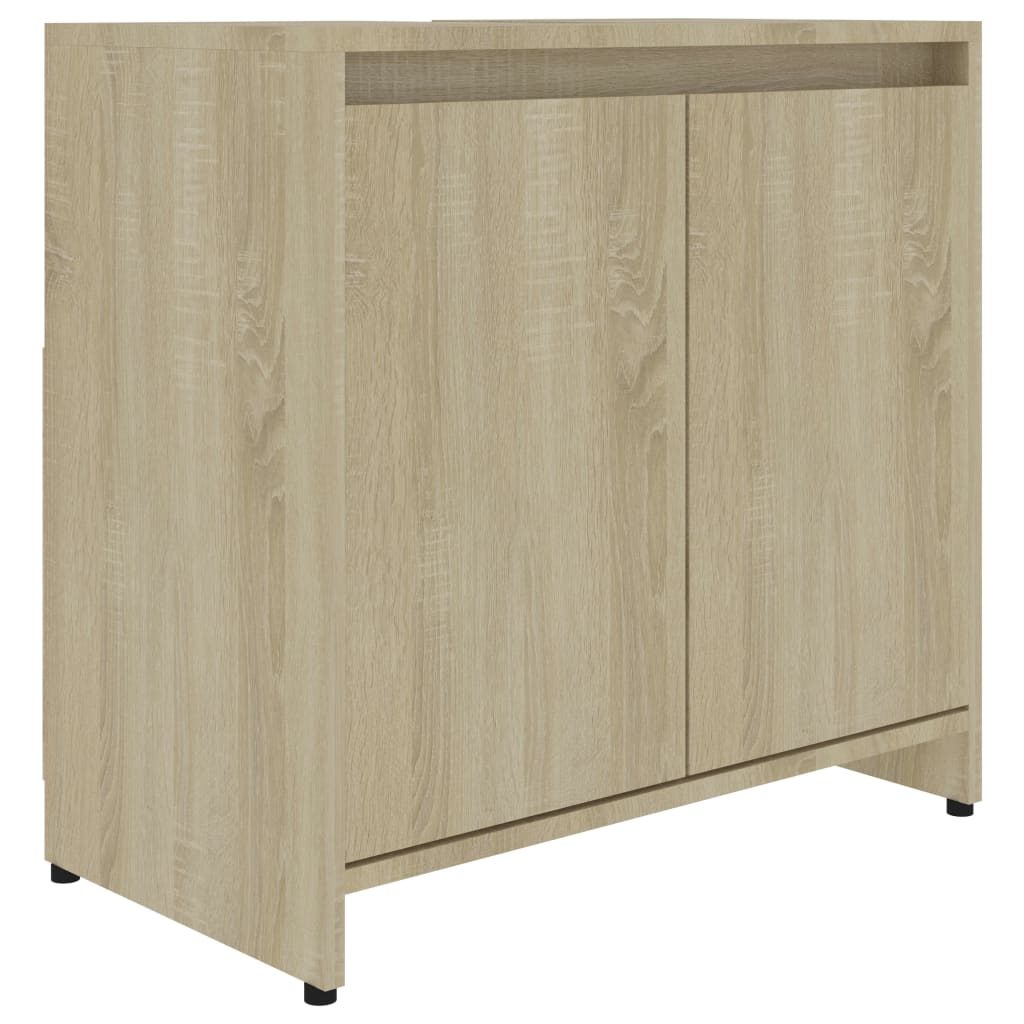 Bathroom Cabinet Sonoma Oak 60x33x58 cm Chipboard- Bathroom Furniture Sets - HomeShopIreland - Home Shop Ireland - Bathroom Furniture Sets - Bathroom Cabinet Sonoma Oak 60x33x58 cm Chipboard