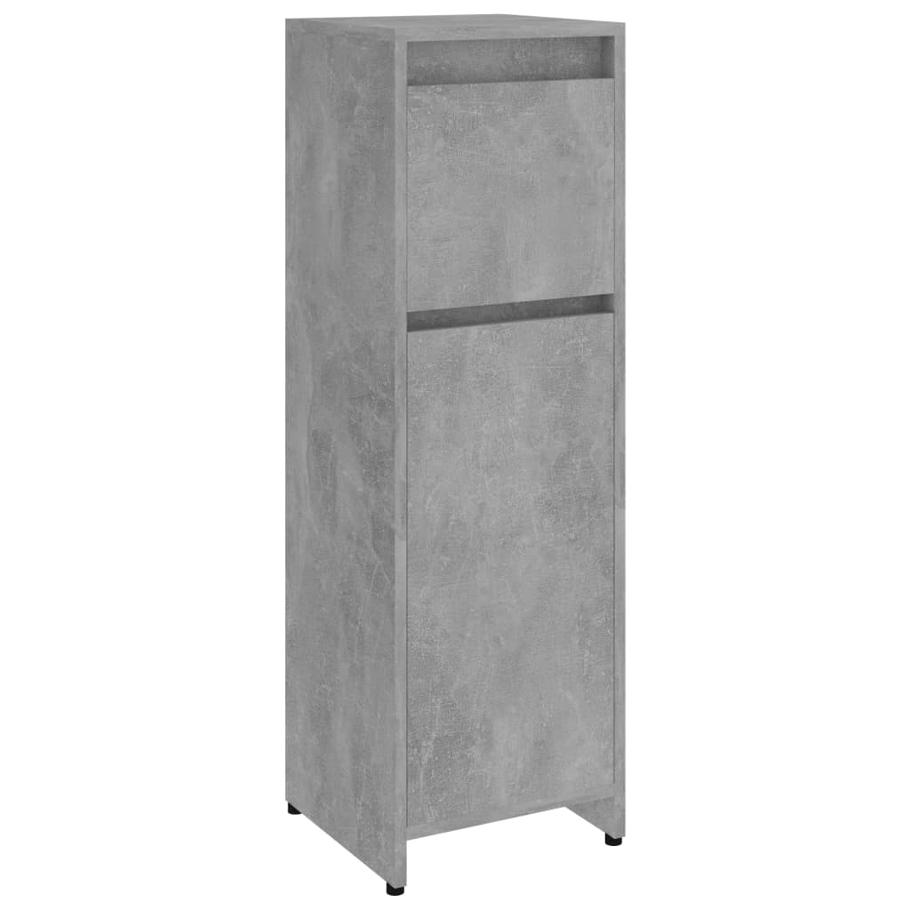 Bathroom Cabinet Concrete Grey 30x30x95 cm Chipboard- Bathroom Furniture Sets - HomeShopIreland - Home Shop Ireland - Bathroom Furniture Sets - Bathroom Cabinet Concrete Grey 30x30x95 cm Chipboard