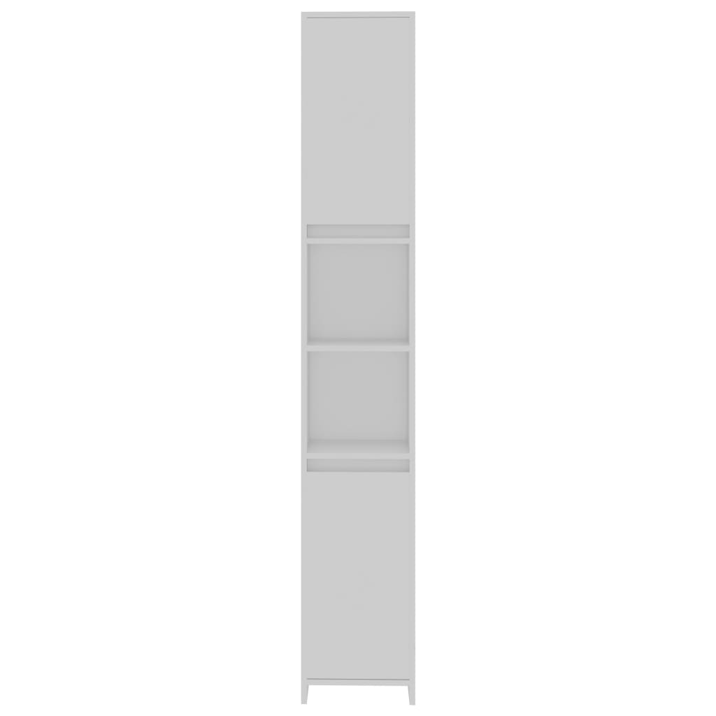 Bathroom Cabinet White 30x30x183.5 cm Chipboard- Bathroom Furniture Sets - HomeShopIreland - Home Shop Ireland - Bathroom Furniture Sets - Bathroom Cabinet White 30x30x183.5 cm Chipboard