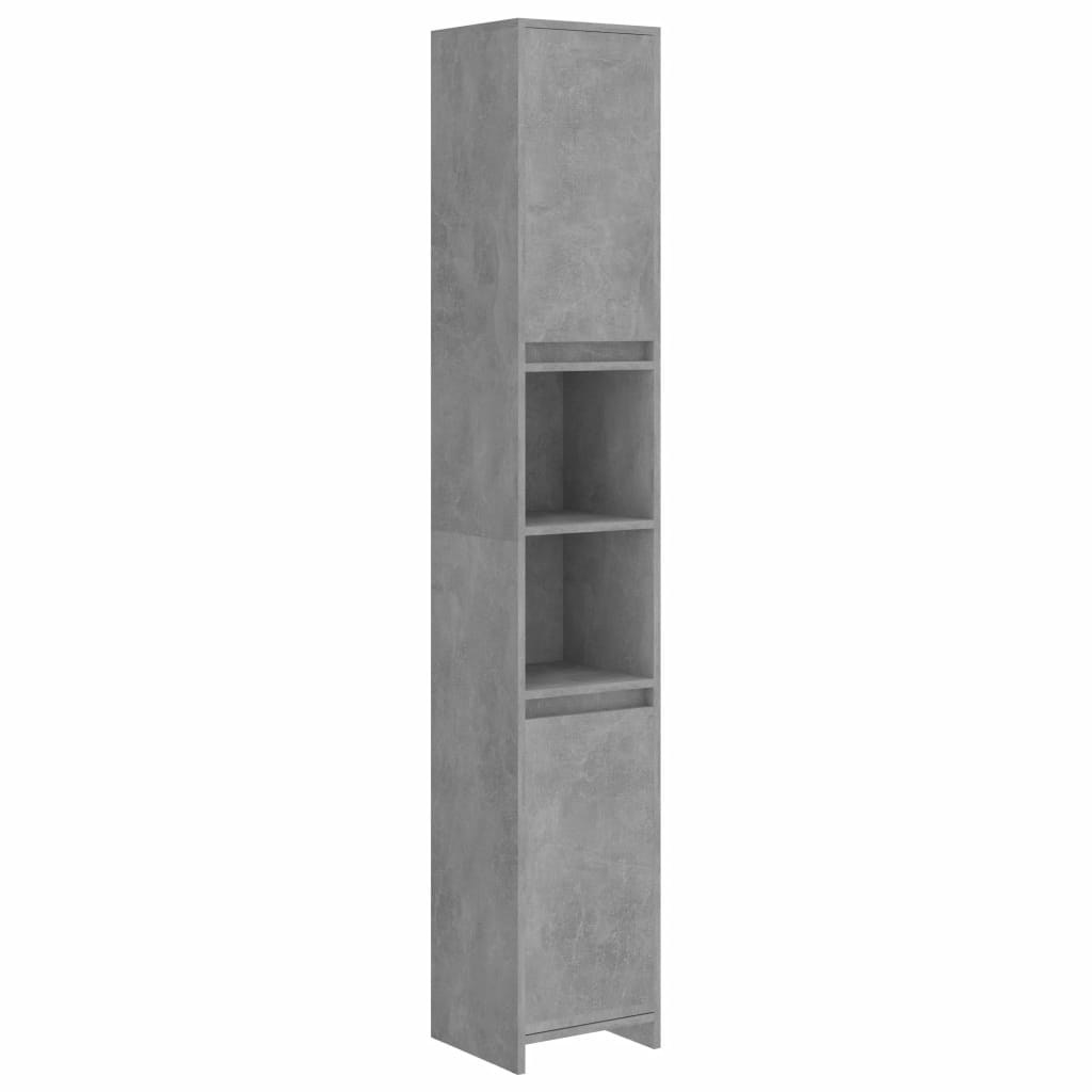 Bathroom Cabinet Concrete Grey 30x30x183.5 cm Chipboard- Bathroom Furniture Sets - HomeShopIreland - Home Shop Ireland - Bathroom Furniture Sets - Bathroom Cabinet Concrete Grey 30x30x183.5 cm Chipboard