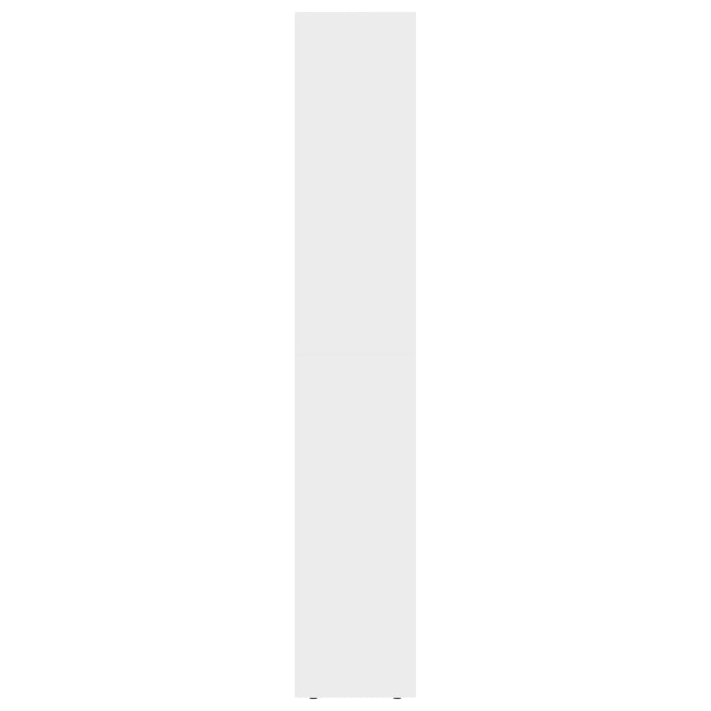 Book Cabinet High Gloss White 36x30x171 cm Chipboard- Bookcases & Standing Shelves - HomeShopIreland - Home Shop Ireland - Bookcases & Standing Shelves - Book Cabinet High Gloss White 36x30x171 cm Chipboard
