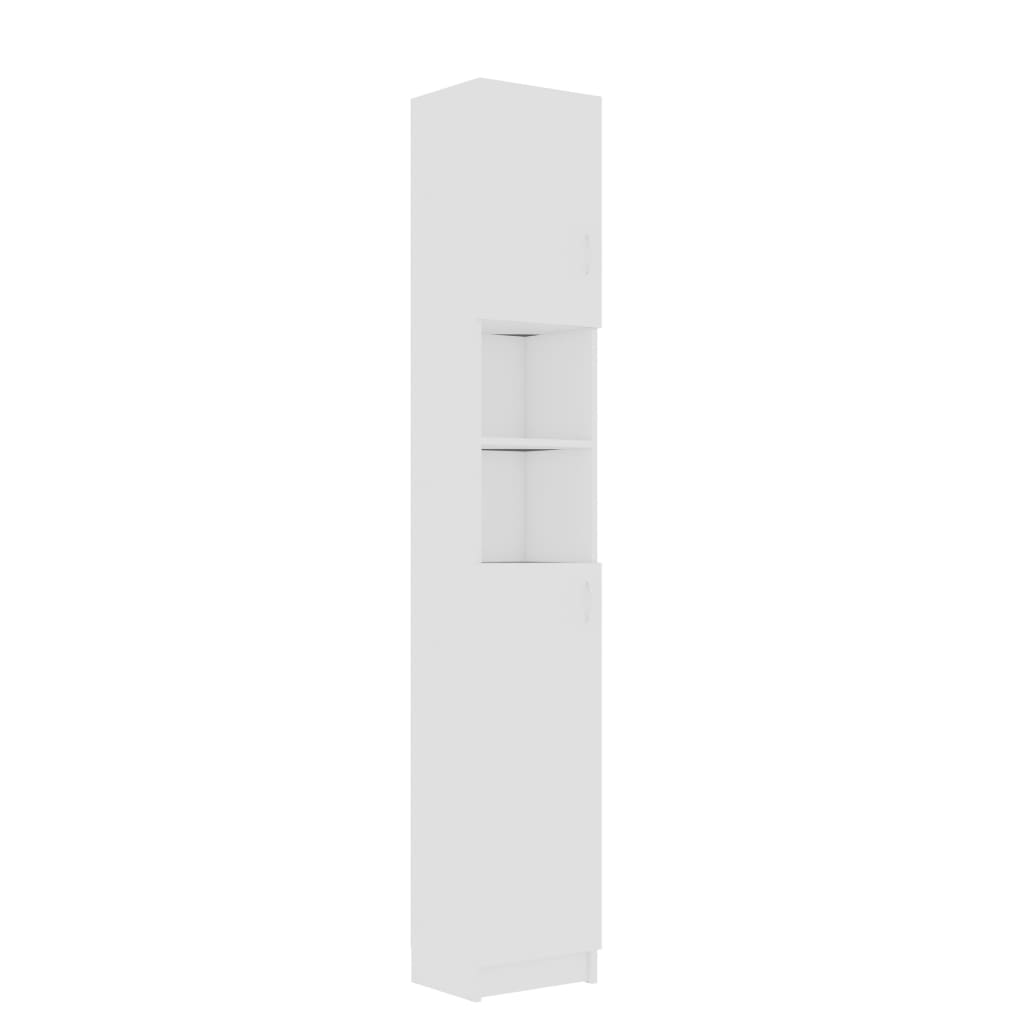 Bathroom Cabinet White 32x25.5x190 cm Chipboard- Bathroom Furniture Sets - HomeShopIreland - Home Shop Ireland - Bathroom Furniture Sets - Bathroom Cabinet White 32x25.5x190 cm Chipboard