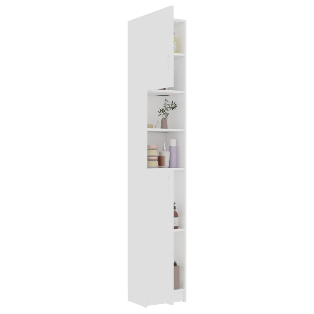 Bathroom Cabinet White 32x25.5x190 cm Chipboard- Bathroom Furniture Sets - HomeShopIreland - Home Shop Ireland - Bathroom Furniture Sets - Bathroom Cabinet White 32x25.5x190 cm Chipboard