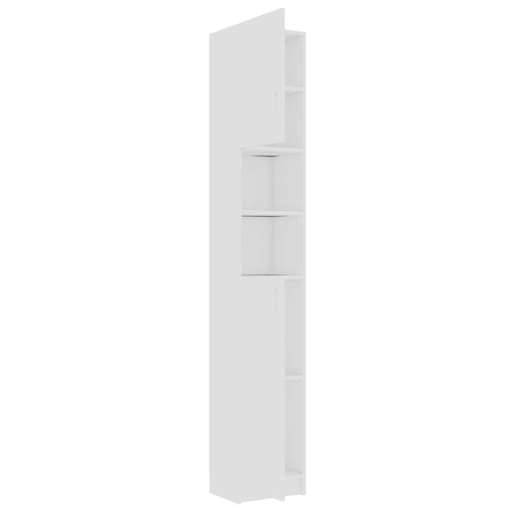 Bathroom Cabinet White 32x25.5x190 cm Chipboard- Bathroom Furniture Sets - HomeShopIreland - Home Shop Ireland - Bathroom Furniture Sets - Bathroom Cabinet White 32x25.5x190 cm Chipboard