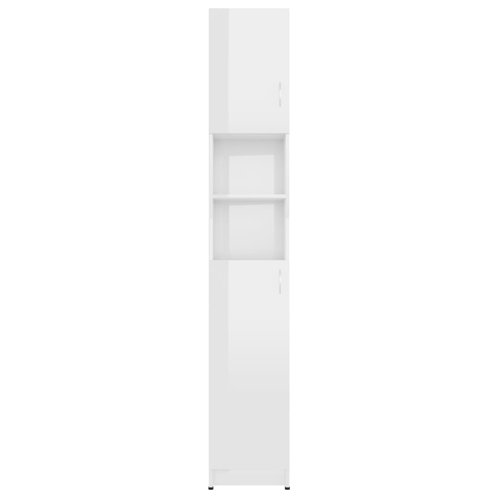 Bathroom Cabinet High Gloss White 32x25.5x190 cm Chipboard- Bathroom Furniture Sets - HomeShopIreland - Home Shop Ireland - Bathroom Furniture Sets - Bathroom Cabinet High Gloss White 32x25.5x190 cm Chipboard