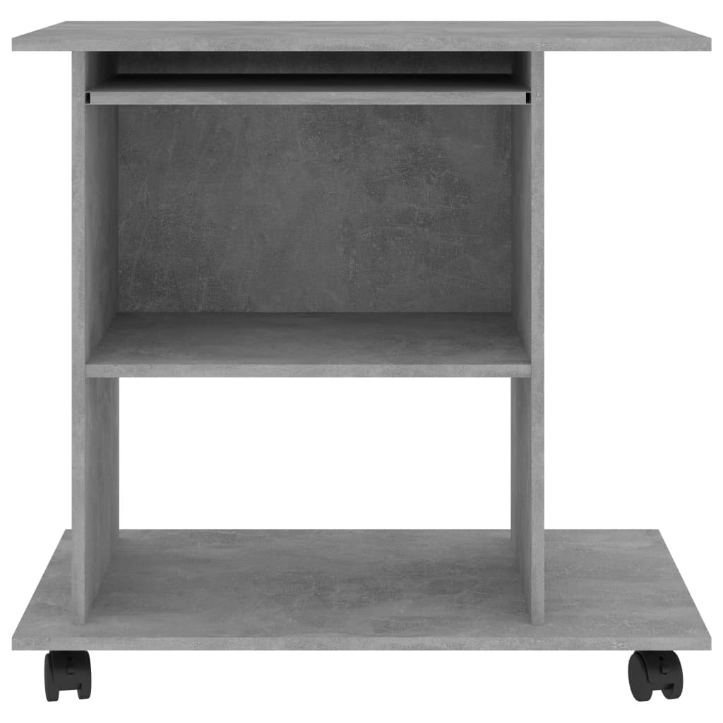 Computer Desk Concrete Grey 80x50x75 cm Chipboard- Desks - HomeShopIreland - Home Shop Ireland - Desks - Computer Desk Concrete Grey 80x50x75 cm Chipboard