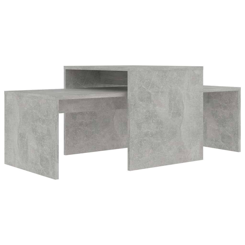 Coffee Table Set Concrete Grey 100x48x40 cm Chipboard- Coffee Tables - HomeShopIreland - Home Shop Ireland - Coffee Tables - Coffee Table Set Concrete Grey 100x48x40 cm Chipboard