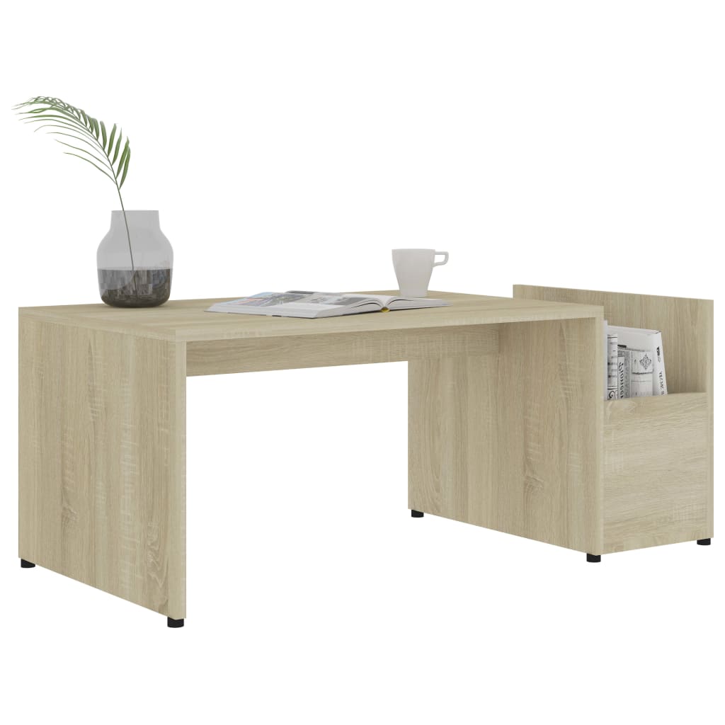 Coffee Table Sonoma Oak 90x45x35 cm Chipboard- Coffee Tables - HomeShopIreland - Home Shop Ireland - Coffee Tables - Coffee Table Sonoma Oak 90x45x35 cm Chipboard