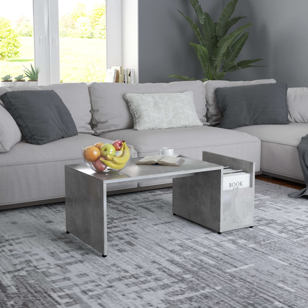 Coffee Table Concrete Grey 90x45x35 cm Chipboard- Coffee Tables - HomeShopIreland - Home Shop Ireland - Coffee Tables - Coffee Table Concrete Grey 90x45x35 cm Chipboard