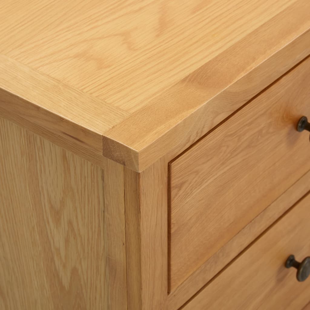 Chest of Drawers 105x33.5x73 cm Solid Oak Wood- Chest of drawers - HomeShopIreland - Home Shop Ireland - Chest of drawers - Chest of Drawers 105x33.5x73 cm Solid Oak Wood