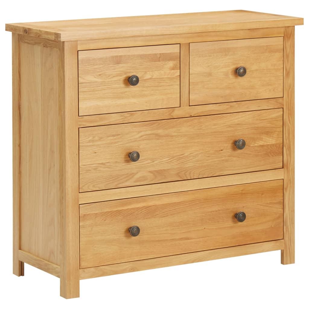 Chest of Drawers 80x35x75 cm Solid Oak Wood- Chest of drawers - HomeShopIreland - Home Shop Ireland - Chest of drawers - Chest of Drawers 80x35x75 cm Solid Oak Wood